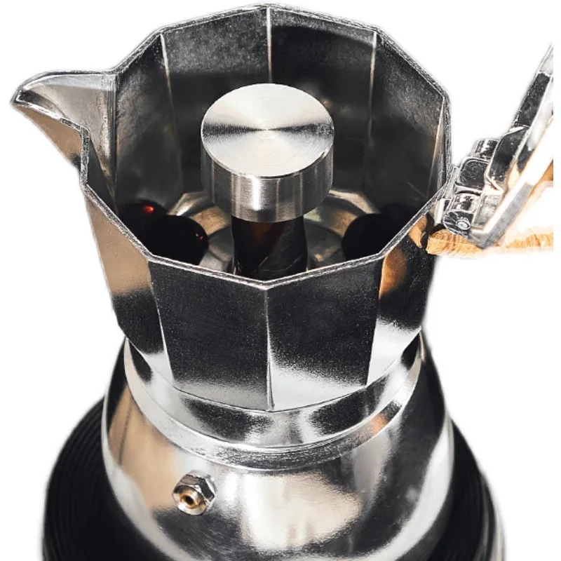 Moka Pot Anti-spray Cap Anti-splash Coffee Pot With Aluminum Splash Valve Moka Pot Spray-proof Lid Accessories