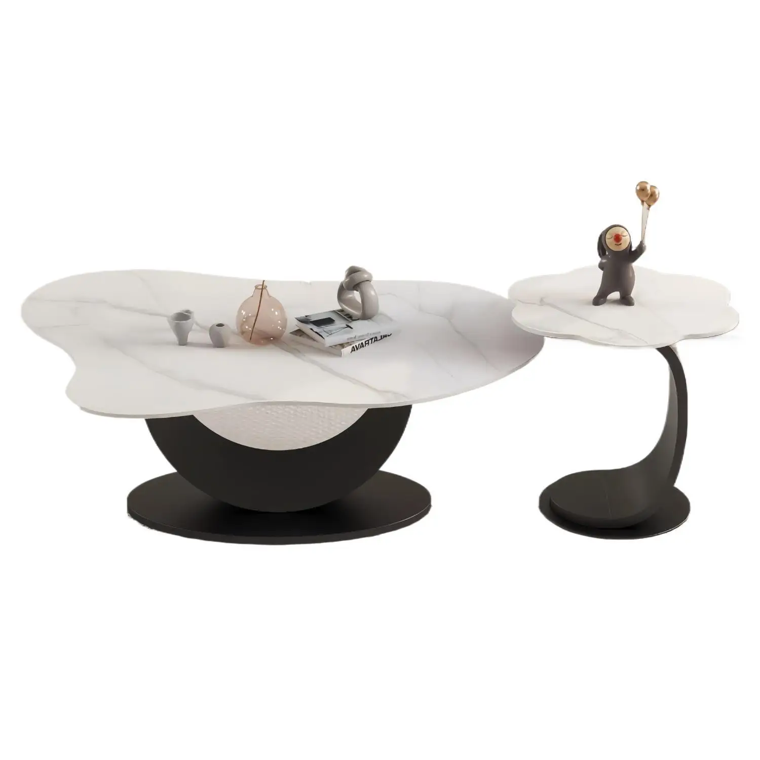 

Board coffee table cream style living room household light luxury modern simple small apartment