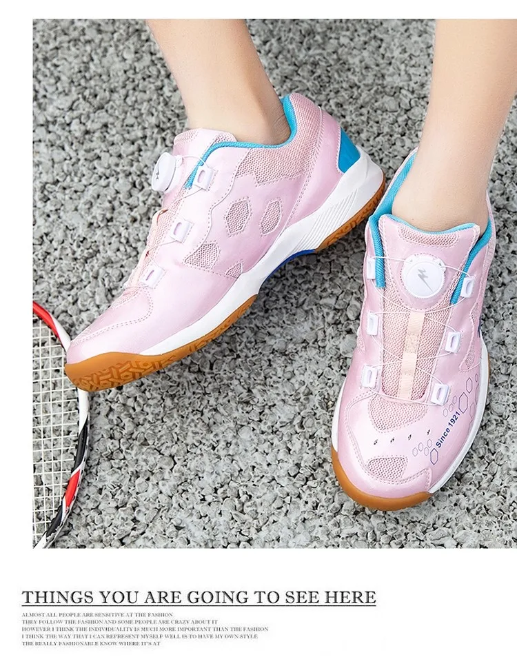New Trend Women's Badminton Shoes Non-slip Professional Men's Training Shoes