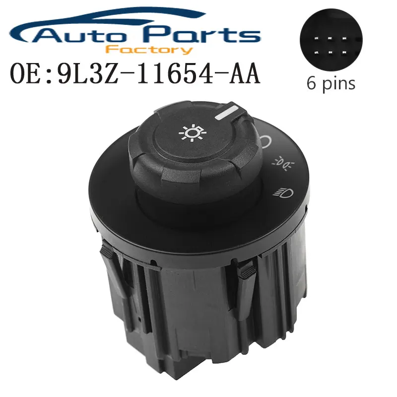 

New High Quality Headlight Switch For 2009-2018 Ford F-250 Super Duty F-350 Super Duty F-450 Sup 9L3Z-11654-AA 9L3Z11654AA