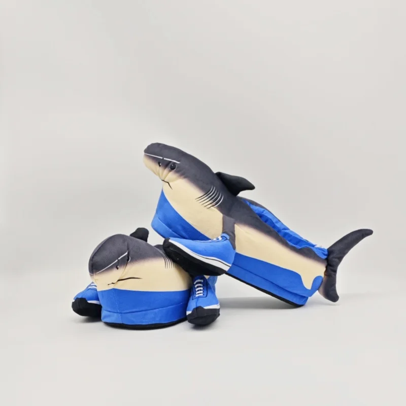 2025 موضة جديدة الإيطالية Brainrot Tung Tung Tung Sahur نعال قماش Tingtung Sahur Tralalero Tralala القرش لينة أفخم الأحذية #5