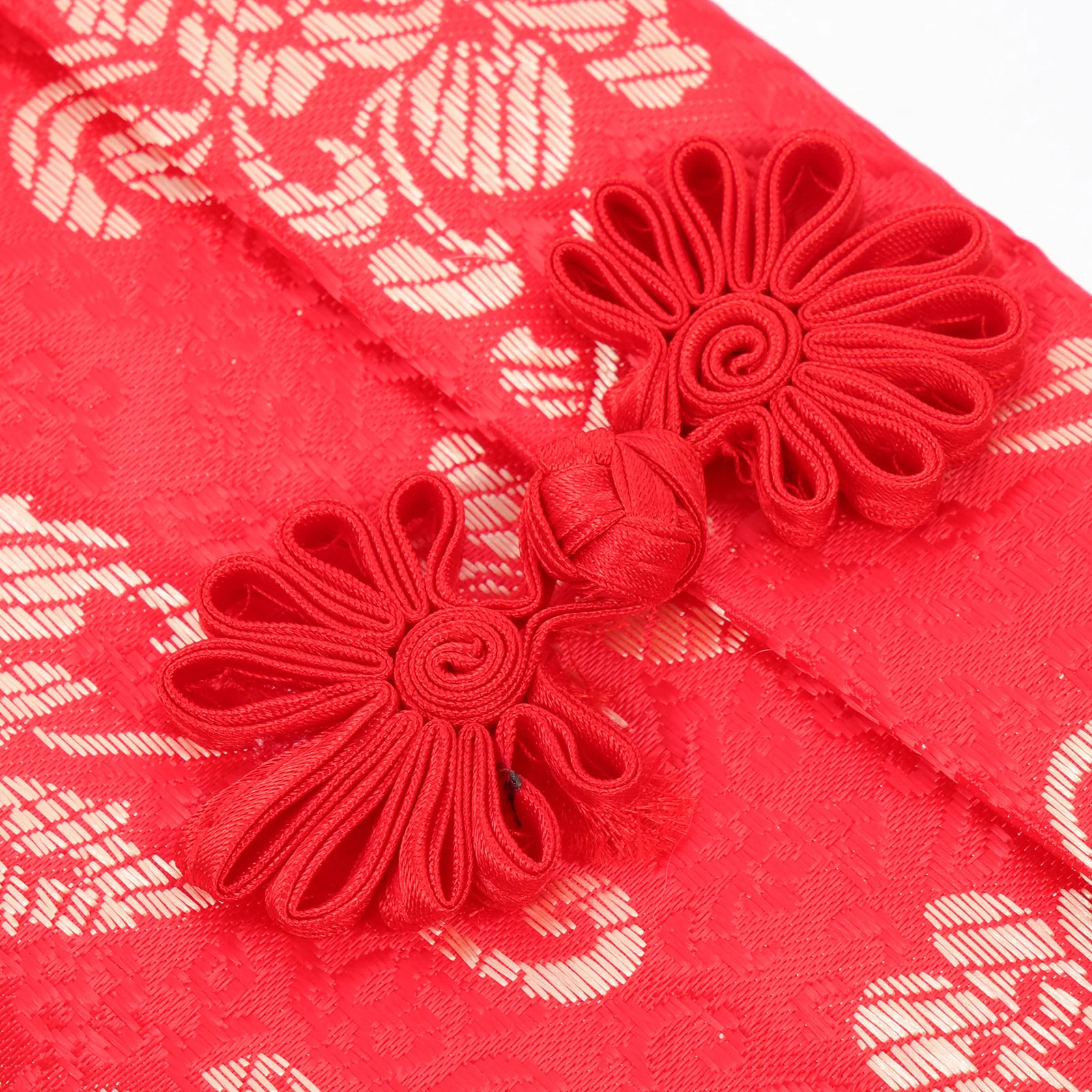 

3Pcs Red Envelope Wedding Cloth Money Pocket Red Packet Chinese Style Pattern Wear-Resistant Wedding Money Envelope