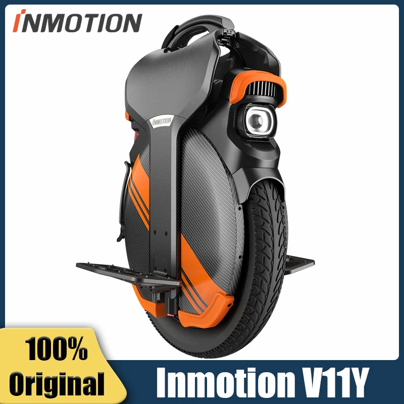 

Original INMOTION V11Y Electric Unicycle 84V 1500Wh Battery 2500W High-Torque Motor 60km/h Top Speed 120km Range Smart EUC Wheel