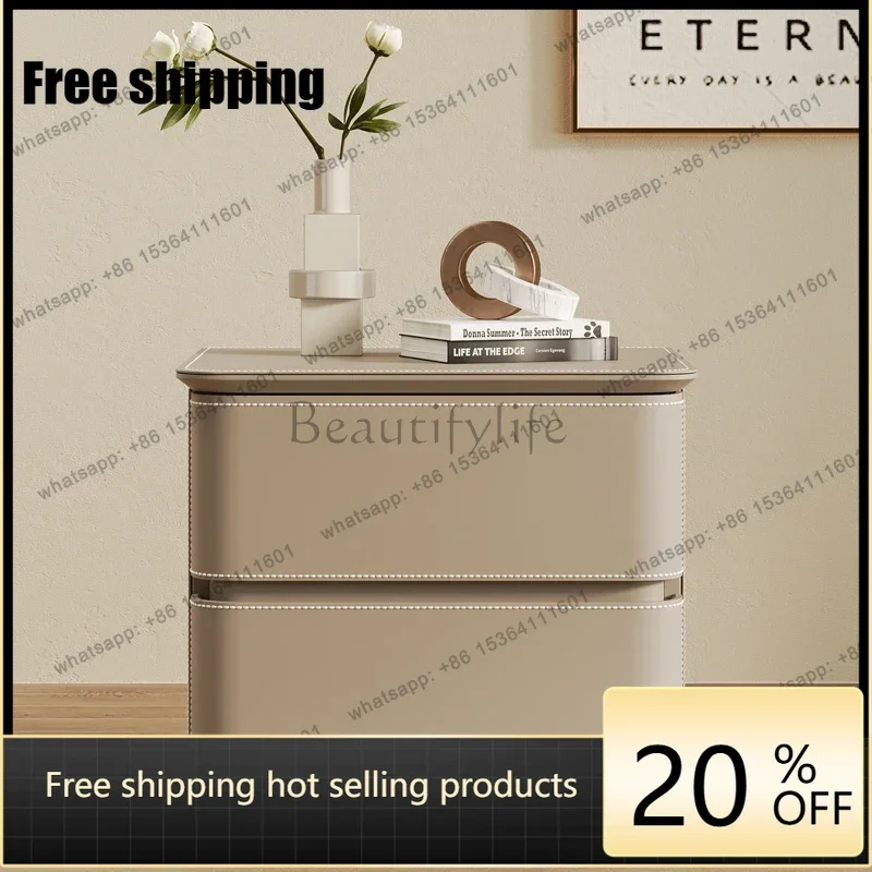 FGCreative Premium Nightstands Elegant Aesthetic Modern Exquisite Bedside Table Simple Design Mesita De Noche Bedroom Furniture