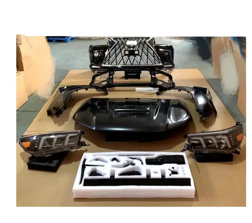 Car Accessories Facelift PP Material PP injection Bodykit Full Body Kit FOR TOYOTA HILUX VIGO (2005-2015) TO LEXUS BODY KIT