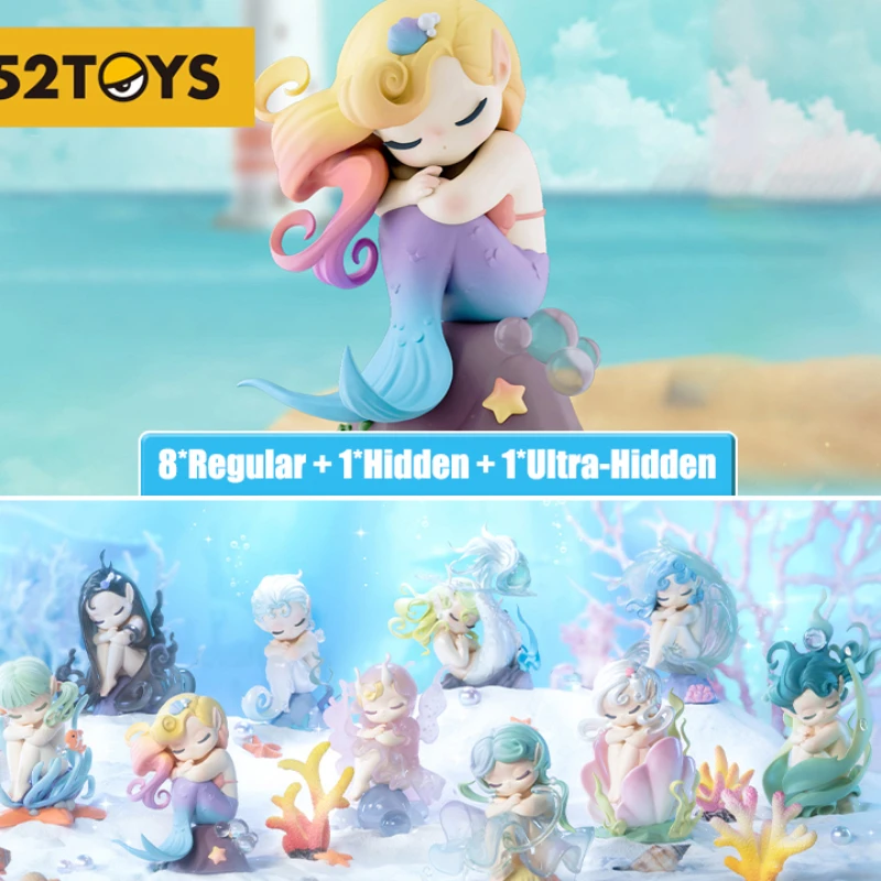 

Original 52TOYS Sleep Ocean Elf Series Surprise Blind Box Cartoon Designer Dolls Mistery Figure Kawaii Trendy Girls Holiday Toy