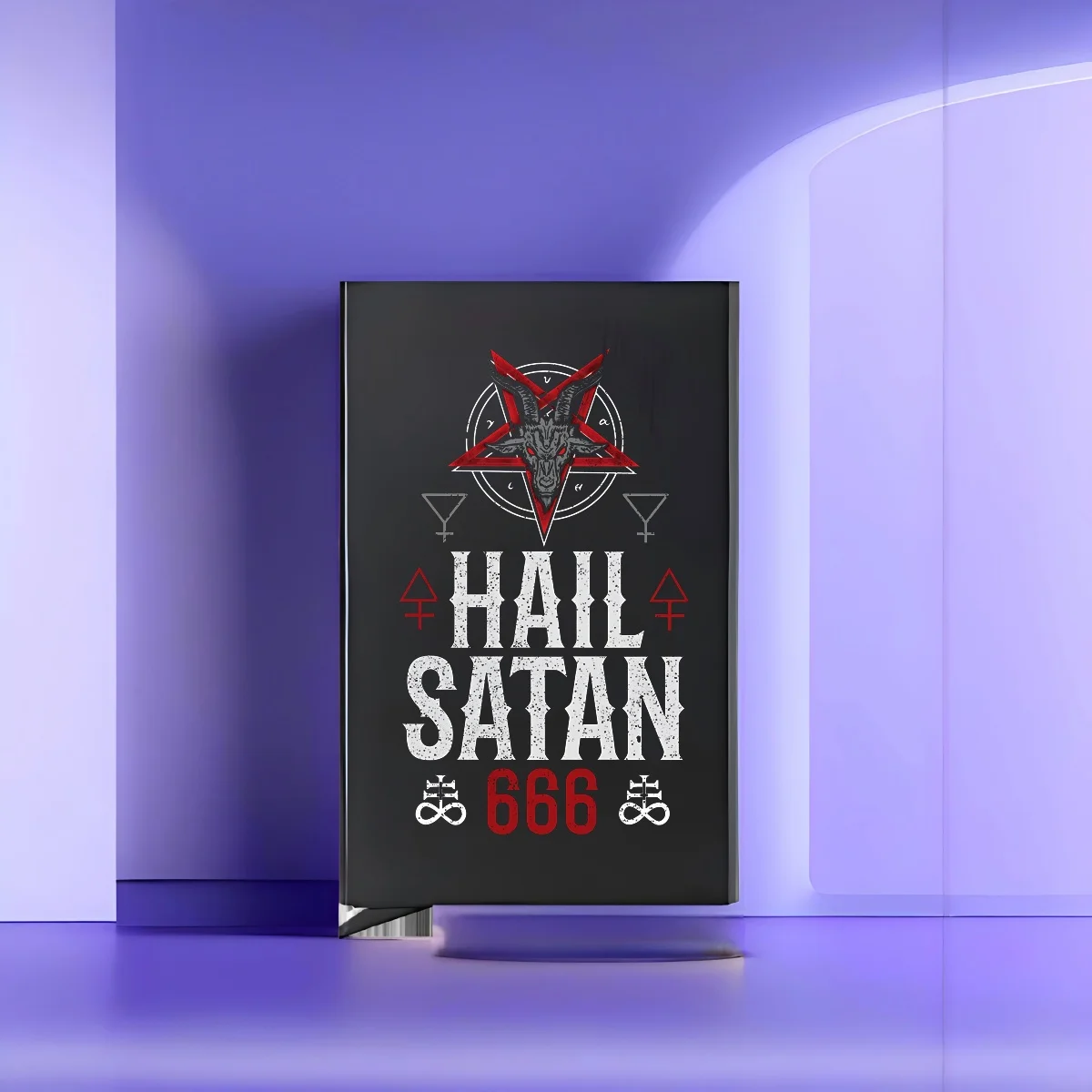

Hail Satan 666 2026 Новый стиль, модный футляр для карт с принтом, различные варианты цвета, простой в использовании, компактный для ежедневных потребностей