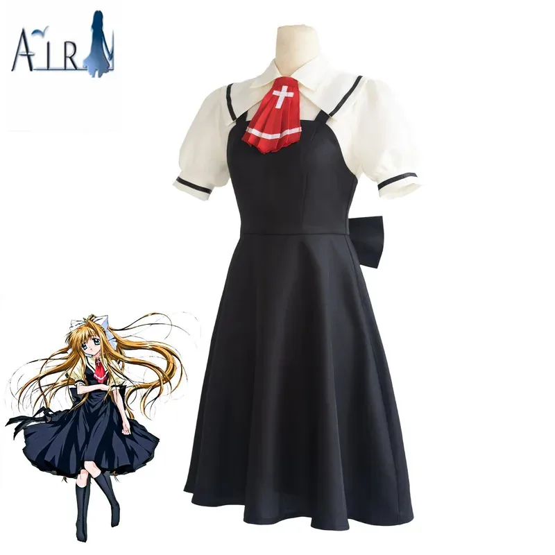 

Game AIR Cosplay Costume Dress Kamio Misuzu Cos Wig For Women Men Halloween Party Costumes Clothing Sets ﻿ fy1;
