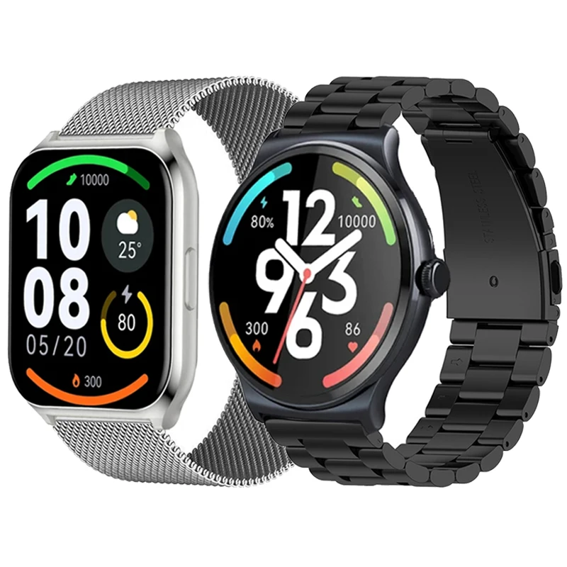 

Металлический ремешок для Haylou Watch 2 Pro, браслет для смарт-часов haylou solar lite, для Haylou RS4 Plus /Ls12, 20 мм 22 мм