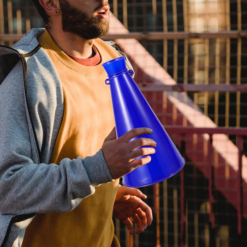 6 uds cuerno de animación balón de fútbol juguete de fiesta fabricante de ruido Mini megáfono de mano centro de mesa fabricantes de plástico para