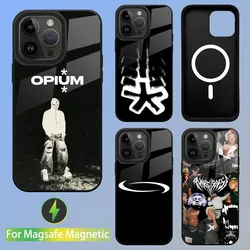 Opium Rapper Ken Carson Phone Case For iPhone 16,15,14,13,12,11,Plus,Pro,Max Mini Magsafe Magnetic Wireless Charging
