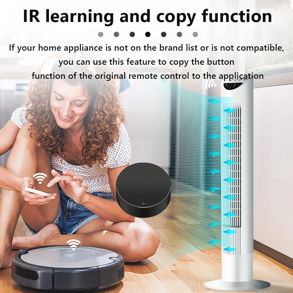 TUYA Smart IR Remote Control WiFi Universal Infrared For TV DVD AUD AC Smart Life APP Remote Control Work With Alexa Google Home