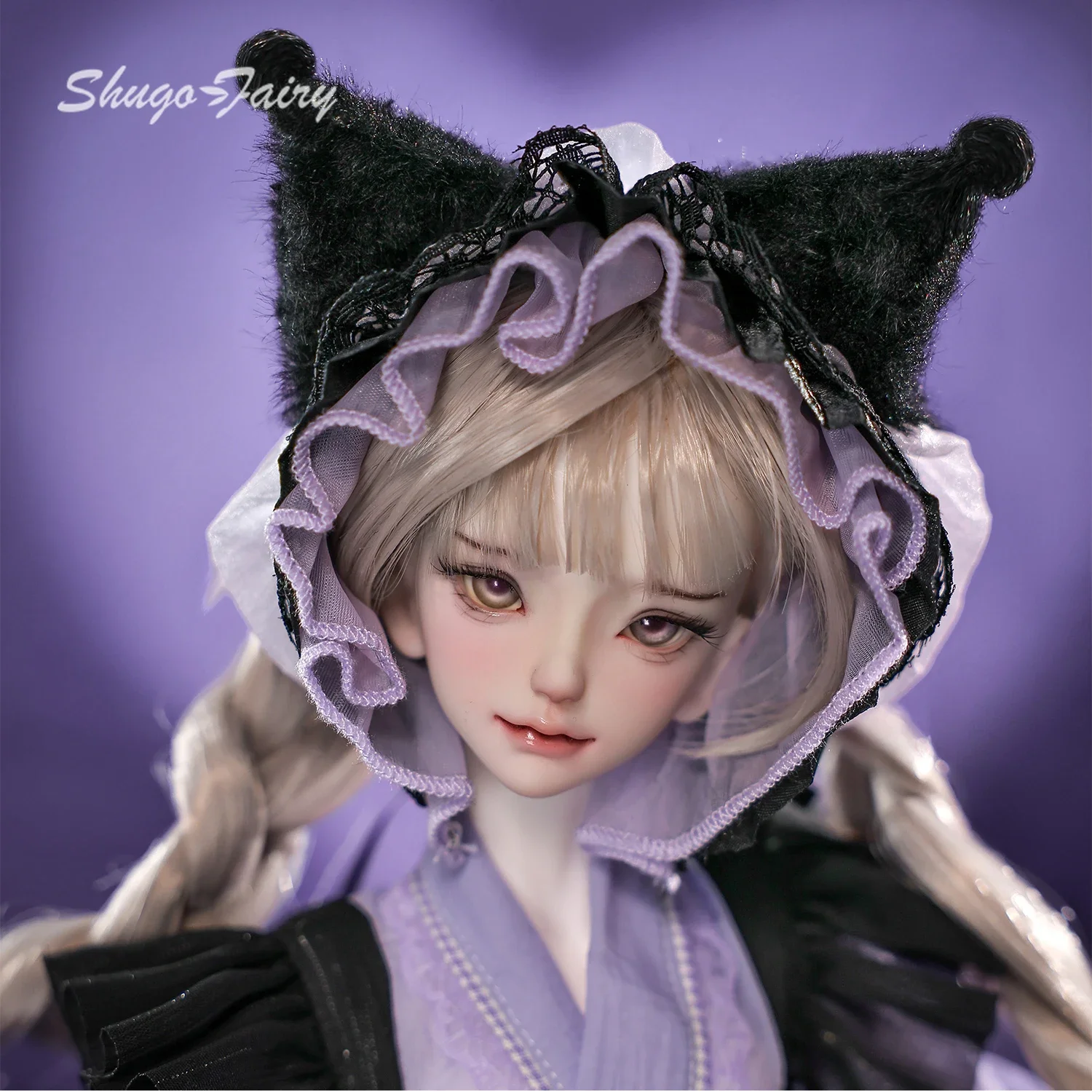 ShugaFairy Bast Original Bjd Doll 1/4 Head Bariy Naughty Little Devil Style Anime Girl Joint Toys Fullset