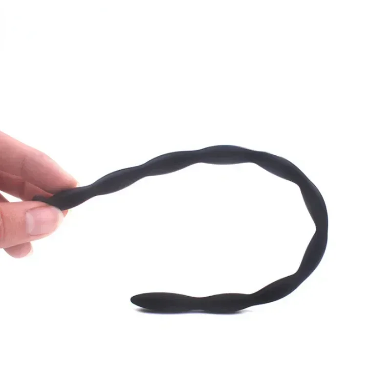 8 أحجام آمنة لينة سيليكون القضيب محفز موسع البولية قضيب القسطرة الجنس لعب الحصان العين عصا للذكور BDSM التوصيل