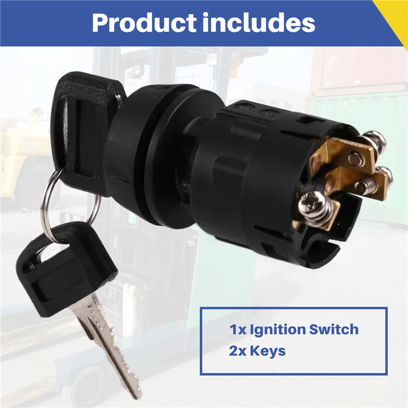 Venta superior 70001-33650 piezas de carretilla elevadora interruptor de encendido con 2 llaves para Nichiyu FBR15/18 FBTFB15/30