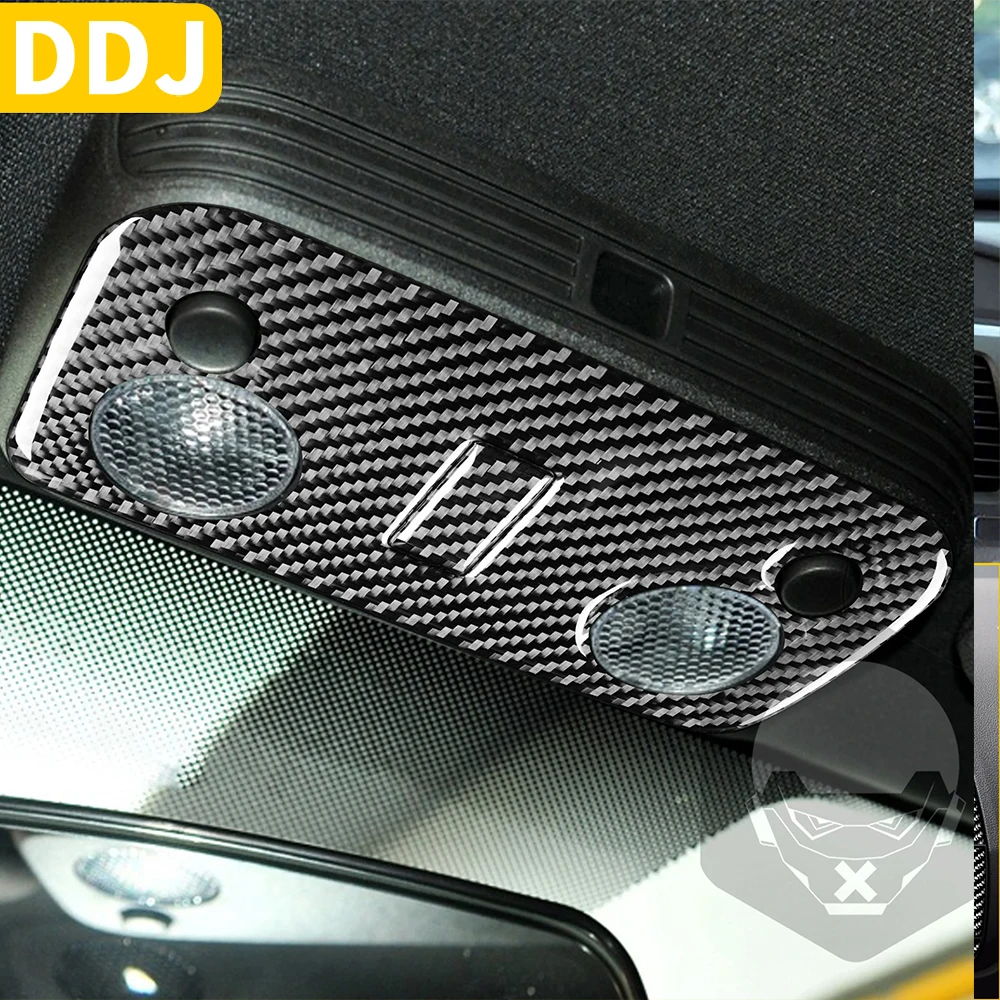 

For Ford Mustang GT 2005-2009 S197 Accessories Car Interior Overhead Console Reading Light Panel Cover Carbon Fiber Sticker Trim