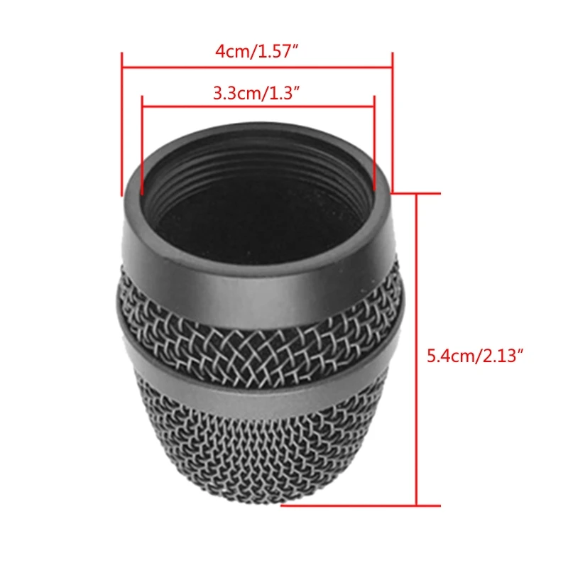 Professional Mic Ball Head Mesh Grill Microphone Mic Grille Cover Windscreen Cover for sennheiser E835/E845 MIC Accessories