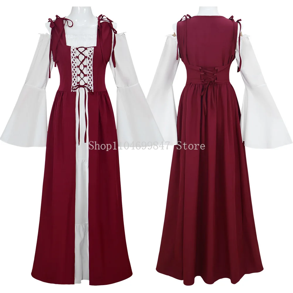 European and American retro palace Greek goddess pirate medieval Irish Set Arabic dress performance renaissance costume women