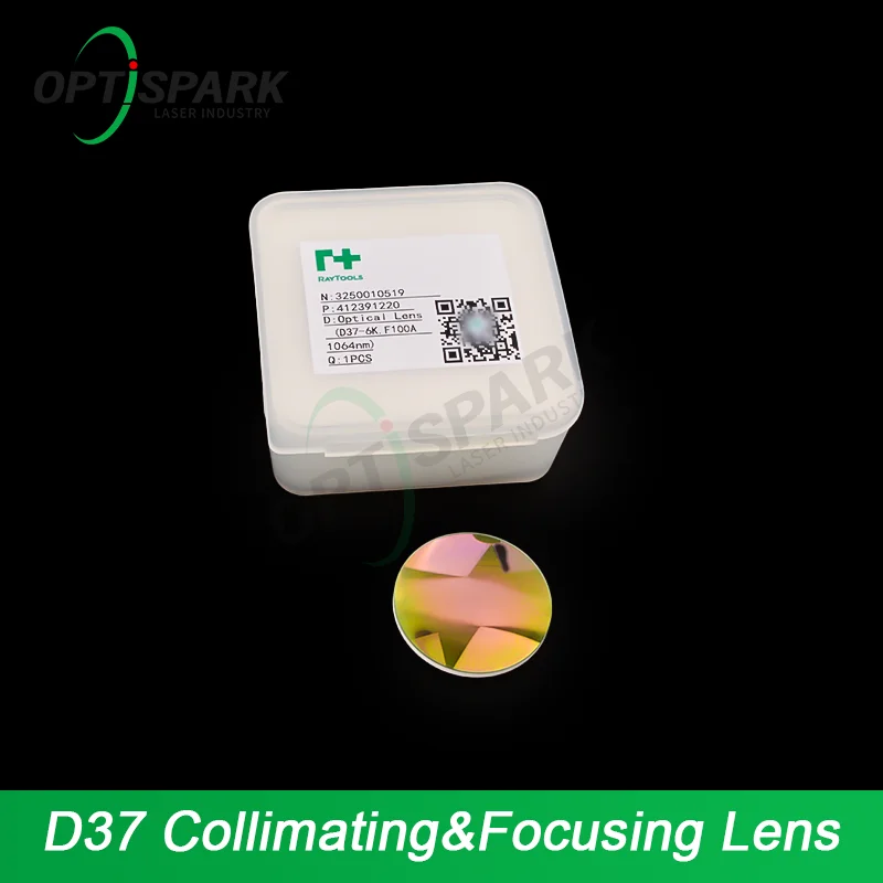 BS12K Laser FocusingLens & Collimating Lens With Holder D37 F100 220mm For Raytools BS12K Fiber Laser Head