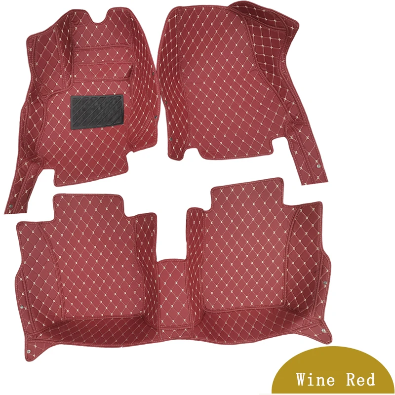 Colorful Car Floor Mat For SEAT Leon SEAT Tarraco SEAT Ateca SEAT Alhambra Mercedes E Class W124 Auto Mats - view 3