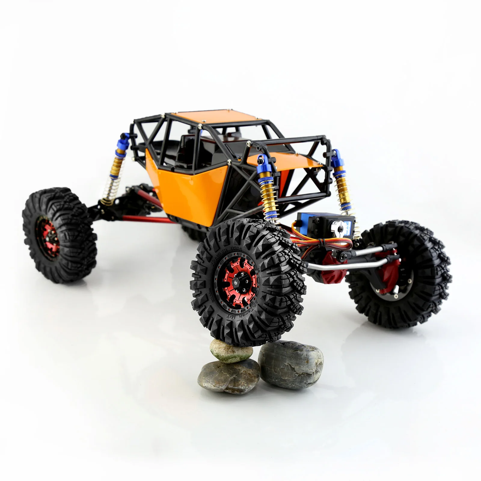 RC 1.9 ''Pneumatici cingolati Pneumatici di fango di gomma OD 110mm Pneumatico per Axial SCX10 90046 Redcat Gen8 RC4WD D90 TF2 MST 1/10 RC Crawler