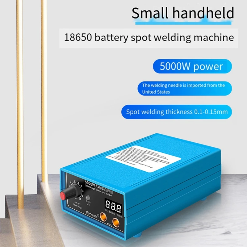 HOT-5000W Spot Welder Portable High Power Spot Welder Mini Handheld Spot Welding For 18650/26650/32650 Battery