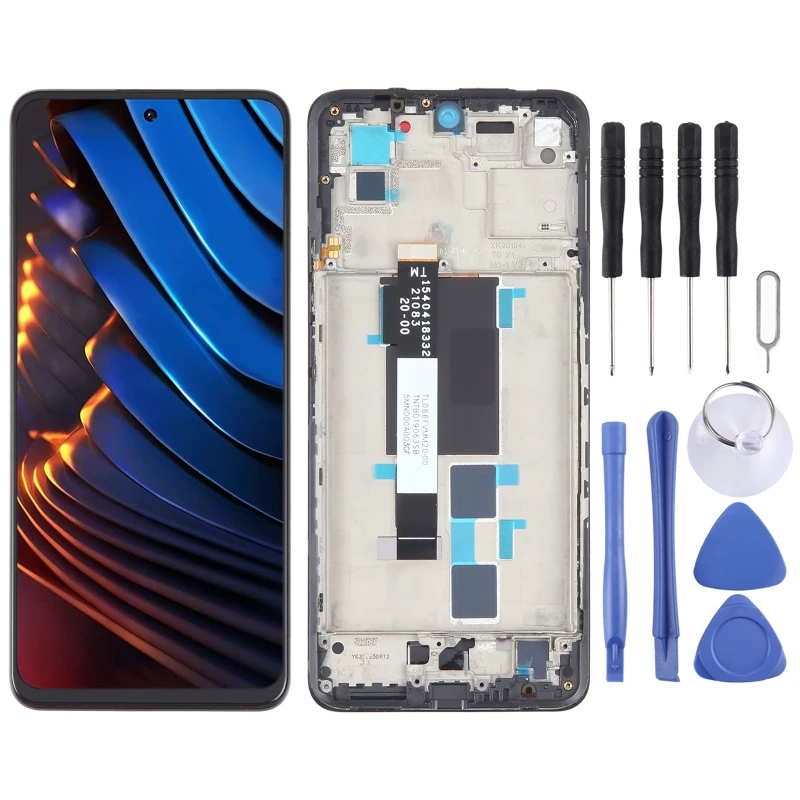 

LCD Screen for Xiaomi Poco X3 GT Digitizer Full Assembly with Frame Display Phone LCD Screen Repair Replacement Part