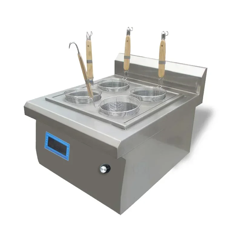 

Countertop Four-head Pasta Cooker Induction Four-eye Manual Pasta Cooker Commercial Induction Cooker