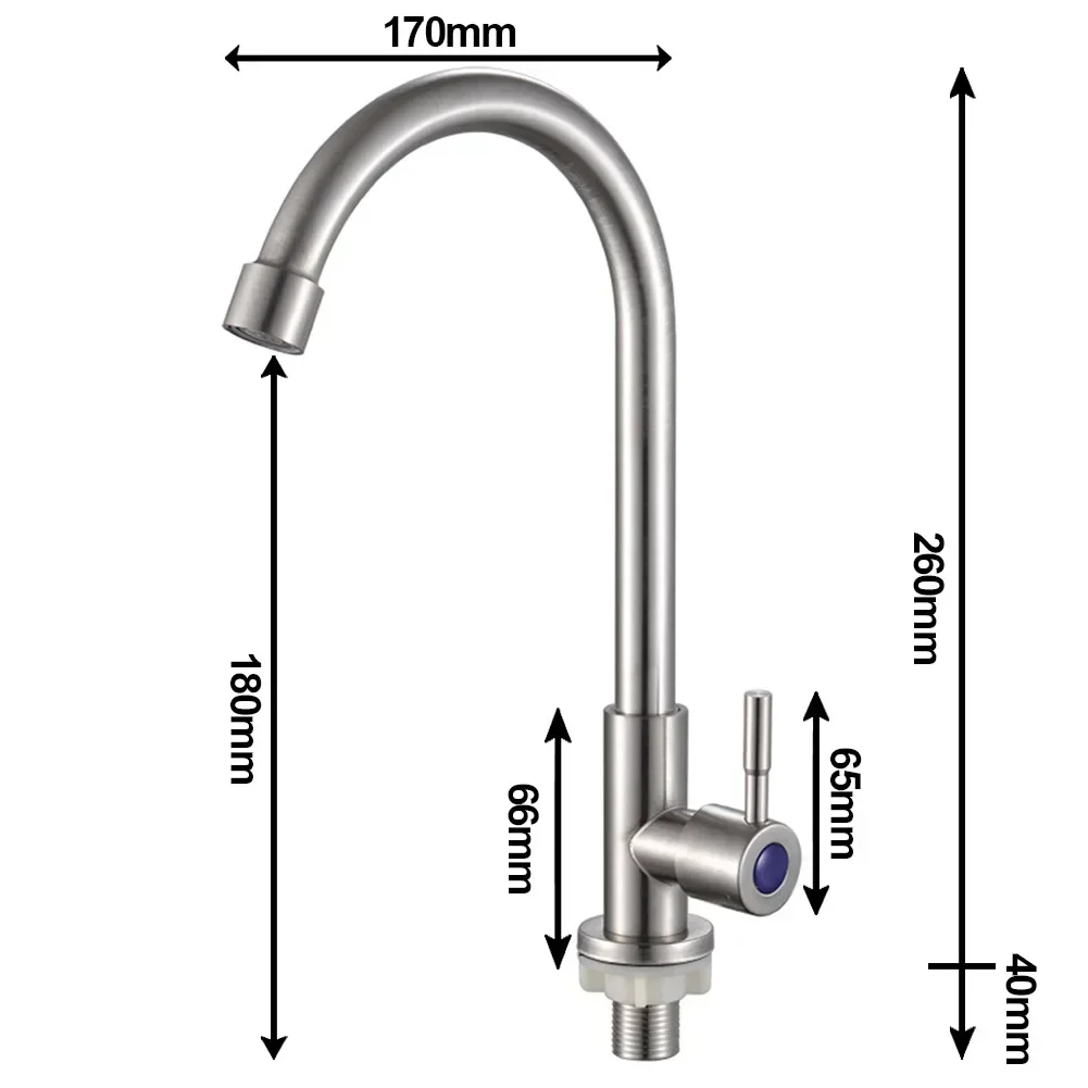 Novo aço inoxidável torneira da cozinha purificador de água única alavanca buraco rotação fria torneira do chuveiro da cozinha