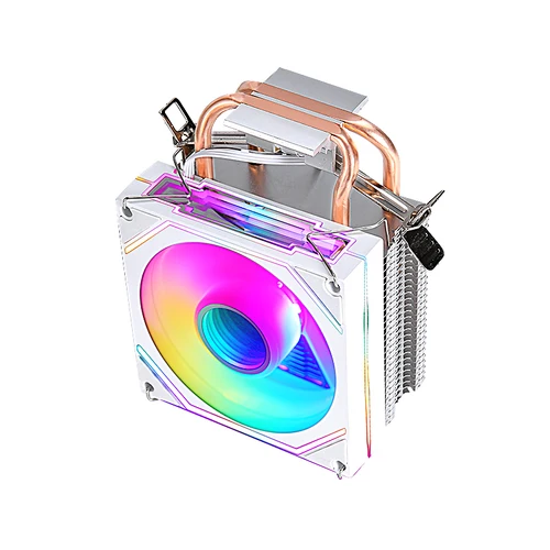 Imagen 2 del producto Enfriador de Procesador QiuzAim, Ventilador de CPU Eficiente Refrigerado por Aire de 90 mm, 4 Pines/PWM, 2/4/6 Tubos de Calor, Compatible con LGA1200, 1700, 1851, 2011-3, x99, AM5, AM4