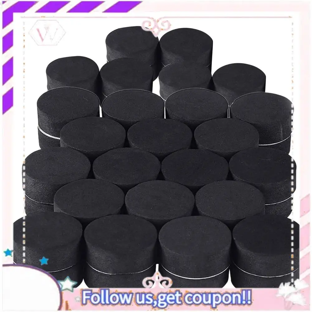 

Easy To Use 24Pcs Flower Plant Pot Feet Risers Natural Rubber Pot Mat Invisible Plant Pots Risers Pad Flower Pot Feet Black