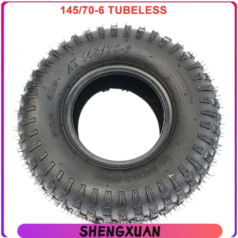 145/70-6 6 Inch ATV Tire four wheel vehcile Fit for 50cc 70cc 110cc Small ATV Front Or Rear Wheels