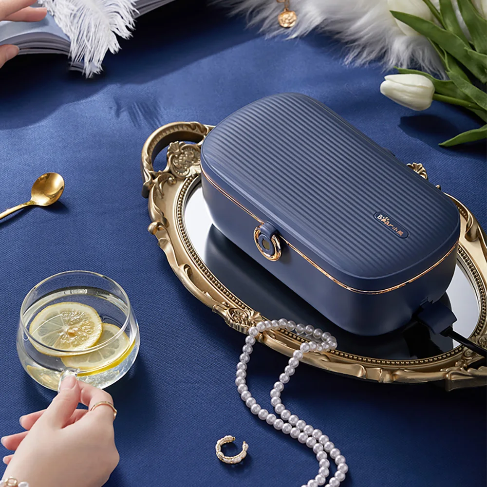 

Stainless Steel Electric Heating Lunch Box, Rice Warmer, Food Storage Container, No Water Quick Heating Inner Liner