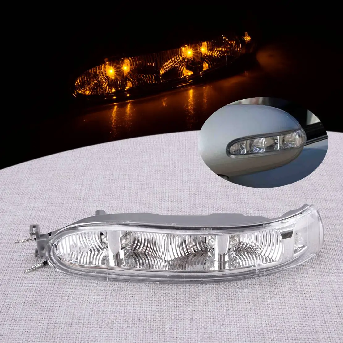 

A2308200721 2308200721 Left Side Rearview Mirror LED Turn Signal Light Fit For Mercedes-Benz CLK SL Class W209 R230 2003
