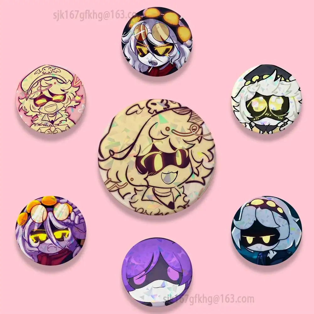 

M-Murder Drones 58mm Round Cartoon Brooches Badge for Backpack Accessories Hat Decoration HD Print Handmade Gifts