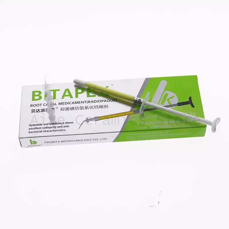  1Pcs Calcium Hydroxide Root Canal Disinfection Paste Dental Root Canal Antibacterial Filling Injection Permanent Teeth Filler