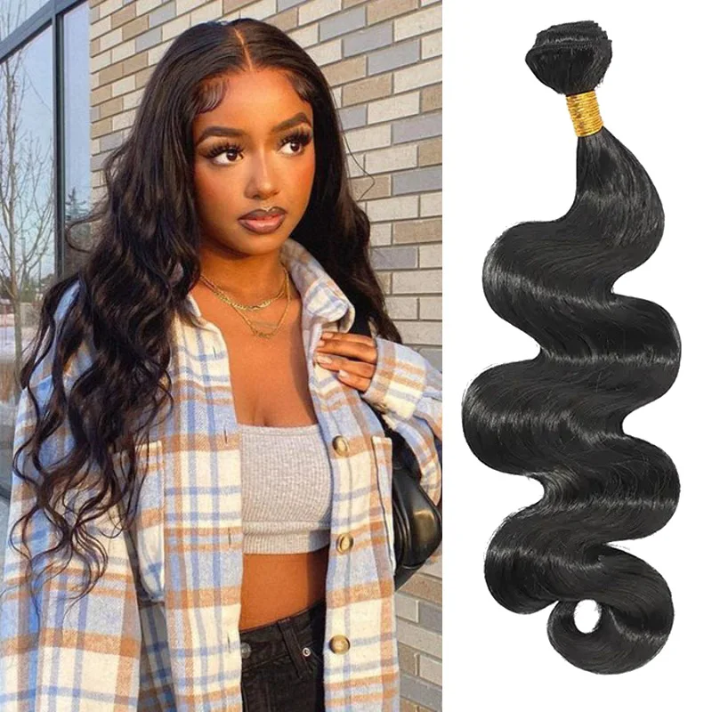 30 32 inch Brazilian Water Wave Body Wave Raw Virgin Remy Doule Drawn Wholesale Natural Tissage Human Hair Weave Bundles