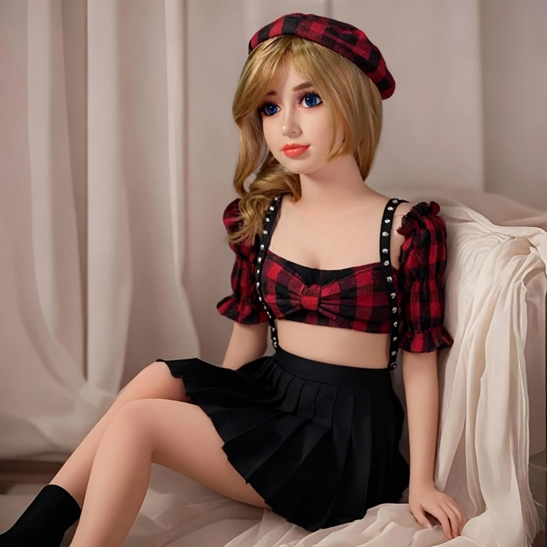 【تخفيضات محدودة للعطلات】لعبة دمية أنمي واقعية مصنوعة يدويًا مع هيكل عظمي مرن، هدية مثالية لعيد الميلاد والجمعة السوداء