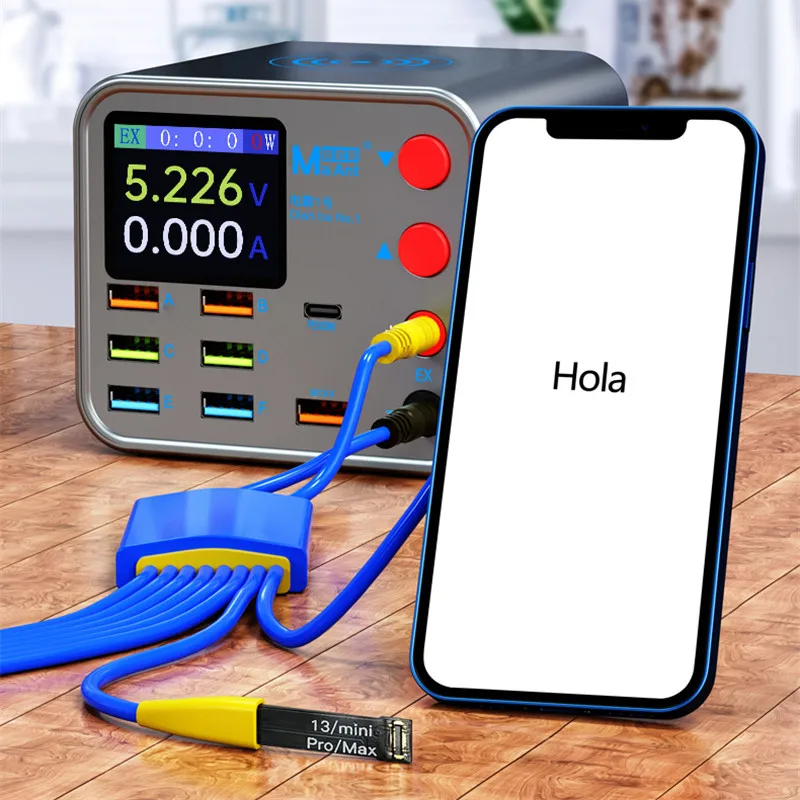 MaAnt DianBa No.1 Multi-port Wireless Charger PD+QC3.0 USB Port Intelligent Mobile Phone Fast Charging Short Circuit Repair Tool