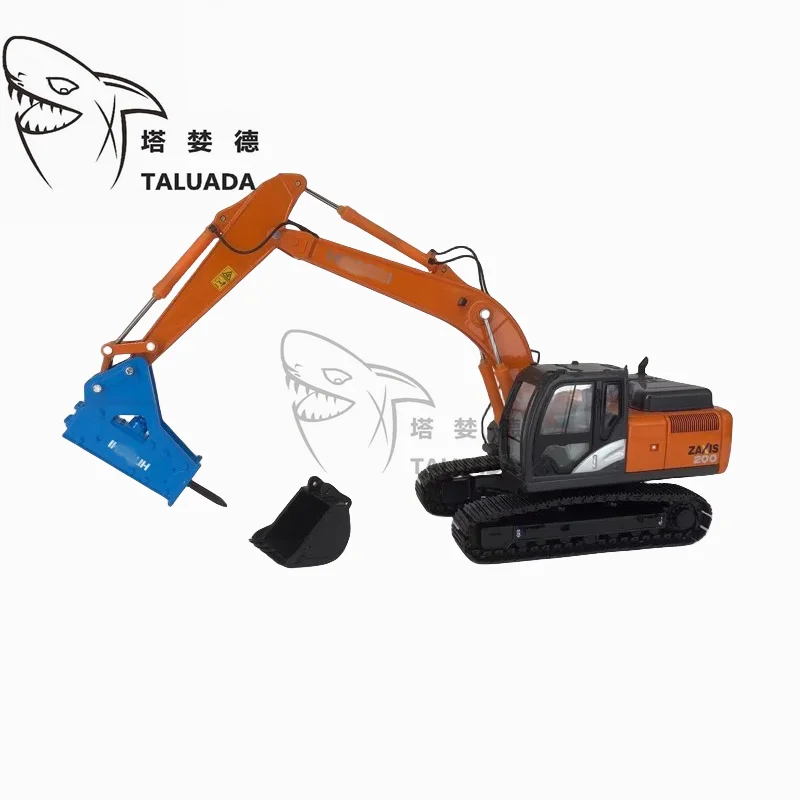 For HITACHI ZAXIS210-5 ZX200-5A Alloy 1:50 Scale Model Breaking Hammer Model Toy