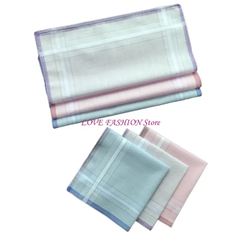 

6pcs Plain Promtkerchief Женщины мужчина высокогорного пота