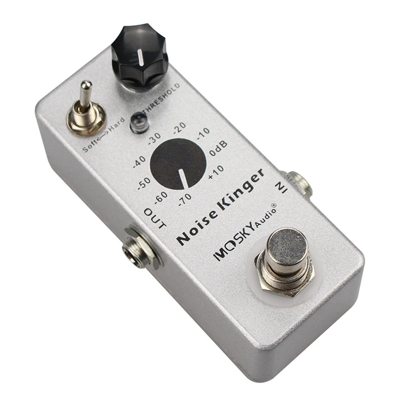 MOSKYaudio Noise Kinger Guitar Effect Pedal Pedaleira Guitarra True Bypass Metal Shell Bass Noise Reduction Effect Footswitch