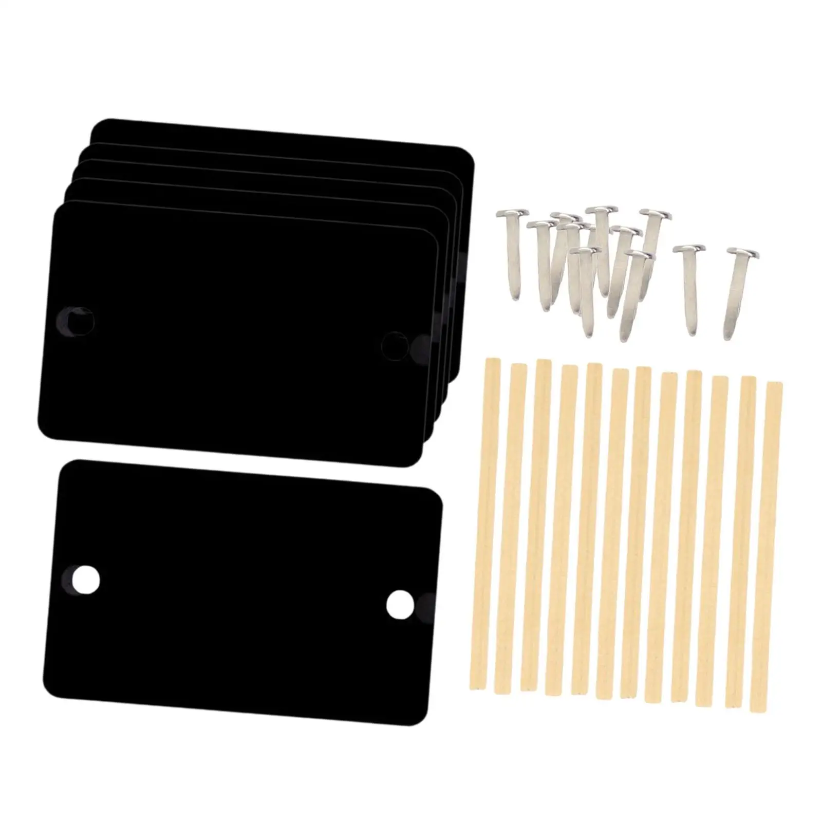 

Набор из 6 многоразовых этикеток для корзин и контейнеров: для кладовой, хранения, кубов, доски, дома