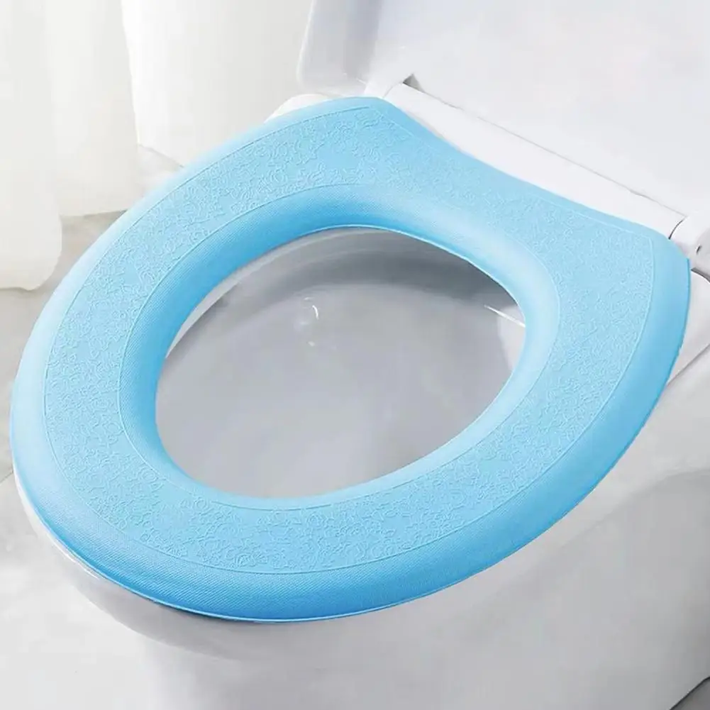 Foam Toilet Seat EVA Comfortable Warm Skin-friendly Season Seat Closestool Bathroom Waterproof Soft Toilet Mat Four Quick-d X3E4