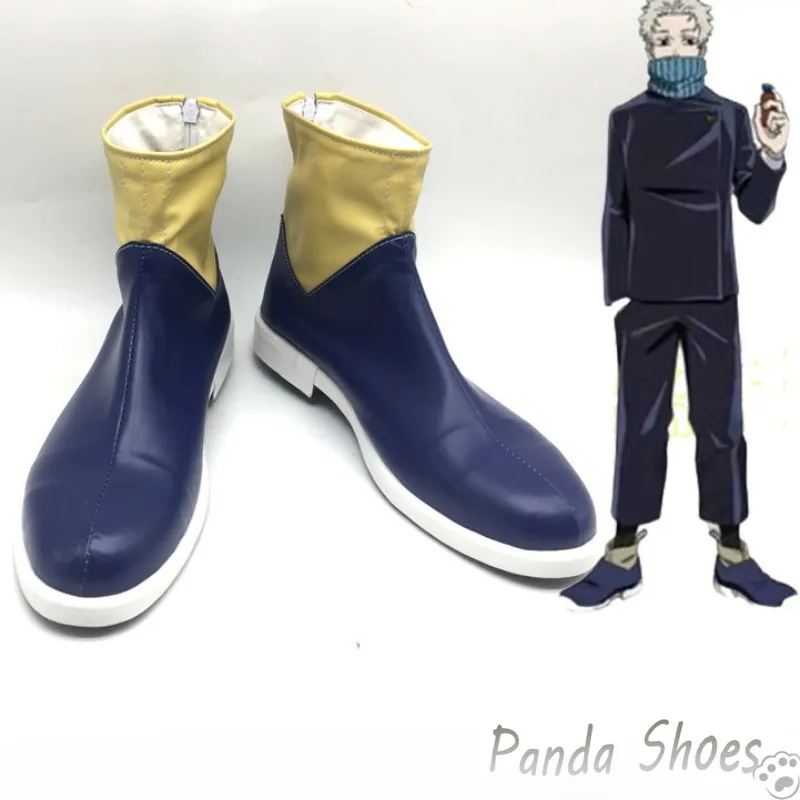 Jujutsu Kaisen Cosplay Shoes Anime Cos Boot Comic Inumaki Toge Zen in Maki Okkotsu Yuta Cosplay Costume Prop Shoes for Halloween