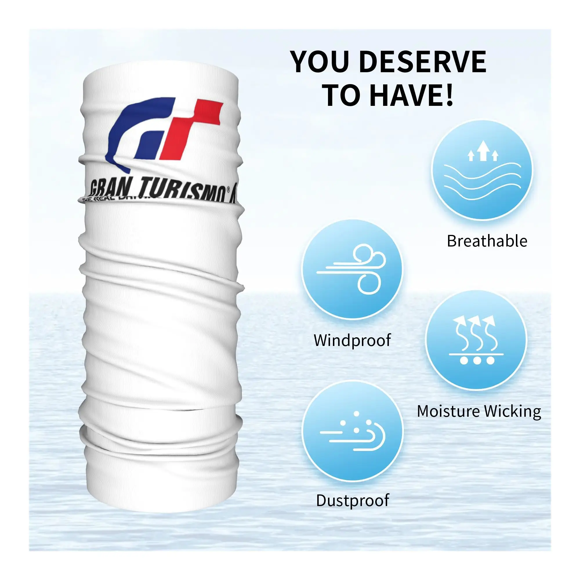 Бандана Gran Turismo, волшебный шарф с принтом, многофункциональный велосипедный шарф, походная рыбалка для мужчин, женщин, взрослых, зима