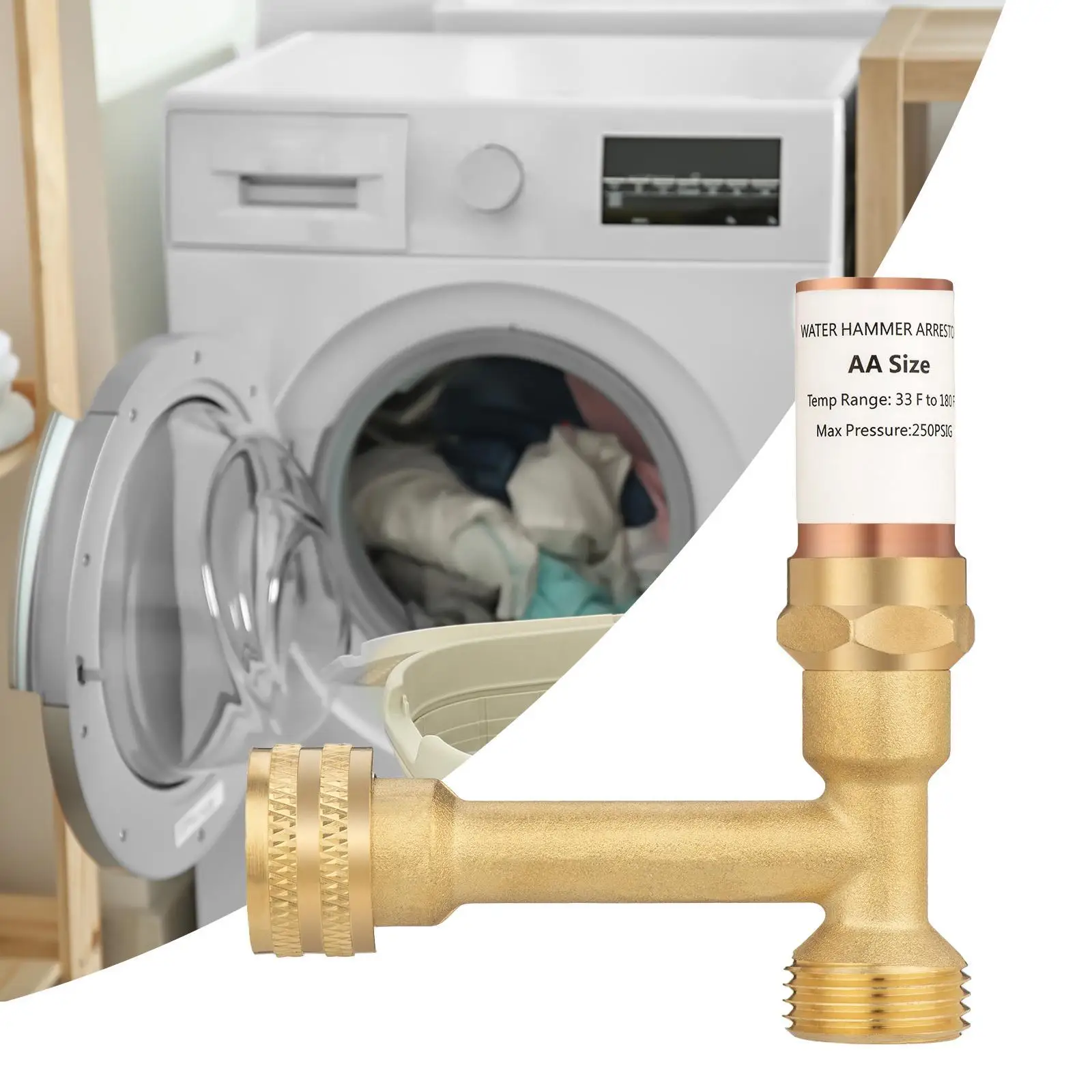 غسالة مطرقة المياه مانع زاوية المطرقة مانع لغسالة الغسيل إصلاح المنزل نظام المياه المنزلية #3