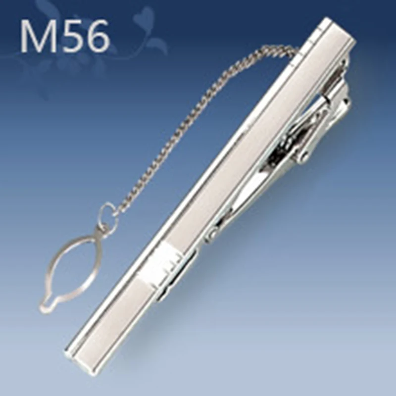 Wedding Men\'s Metal Tie Clip Bright Chrome Stainless Steel Jewelry Necktie Clips Pin Clasp Clamp Wedding Charm Creative Gifts