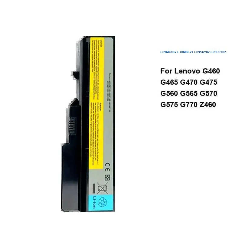 High Quality For Lenovo G460 G465 G470 G475 G560 G565 G570 G575 G770 Z460 L09M6Y02 L10M6F21 L09S6Y02 L09L6Y02 Laptop Battery