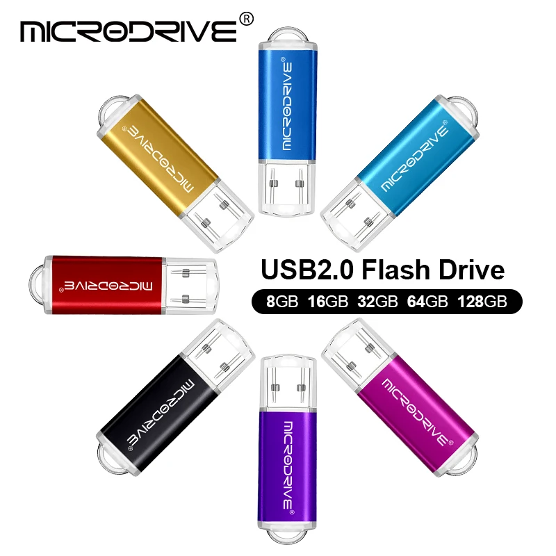 금속 플래시 드라이브, USB 스틱, U 디스크 2.0, 128GB, 64GB, 32GB, 16GB, 8GB, 4GB 메모리 플래시 드라이브